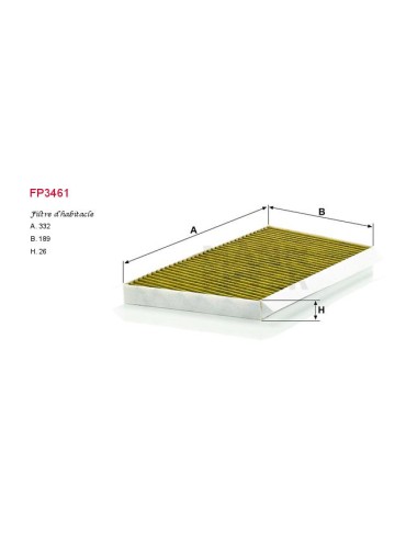 FILTRE A HABITACLE