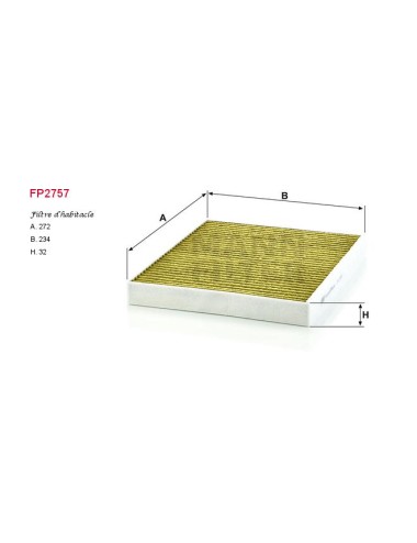 FILTRE A HABITACLE