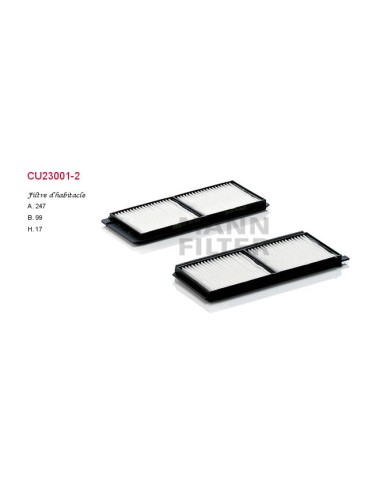 FILTRE A HABITACLE