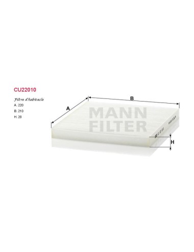 FILTRE A HABITACLE