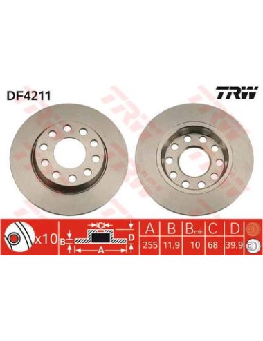 PAIRE DE DISQUES