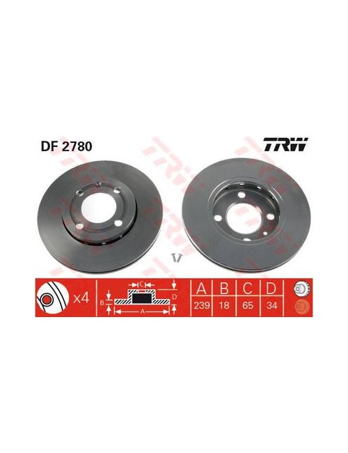 PAIRE DE DISQUES