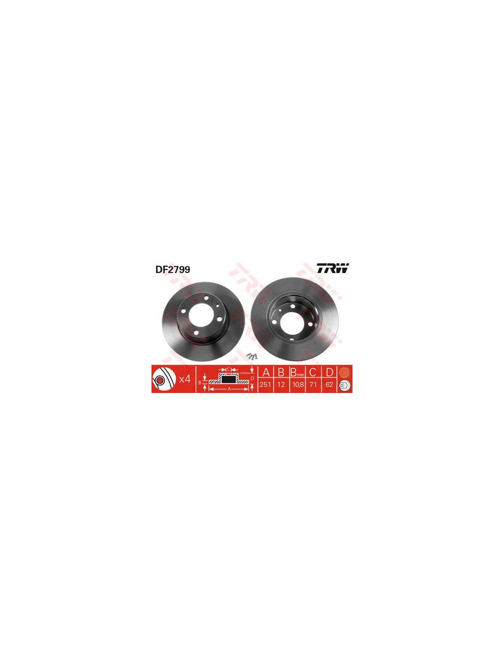 PAIRE DE DISQUES PAIRE DE DISQUES