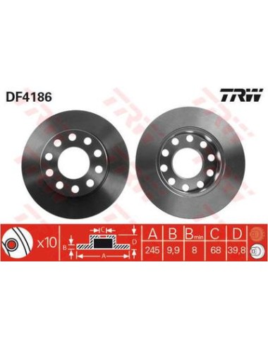 PAIRE DE DISQUES