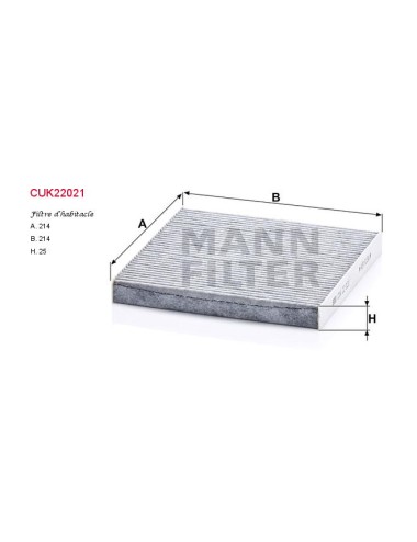 FILTRE A HABITACLE