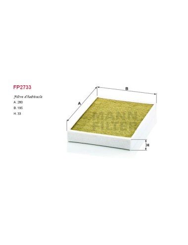 FILTRE A HABITACLE