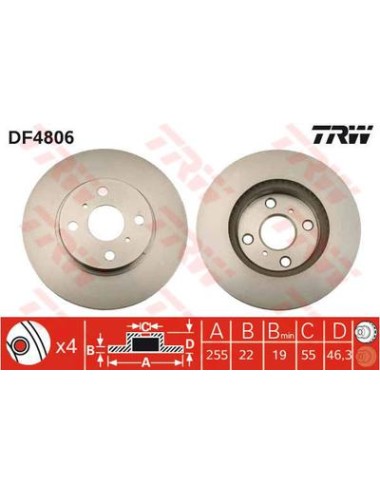 PAIRE DE DISQUES