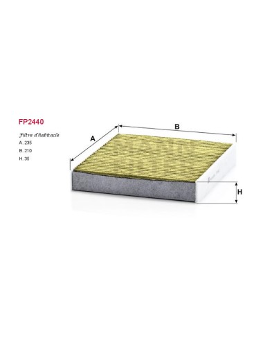 FILTRE A HABITACLE