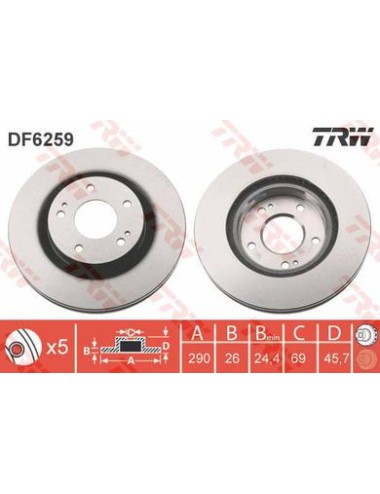 PAIRE DE DISQUES