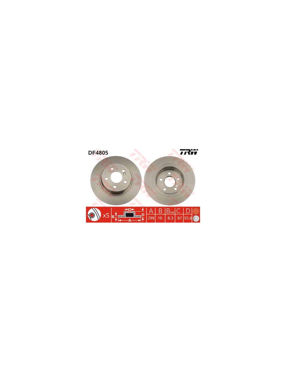 PAIRE DE DISQUES PAIRE DE DISQUES