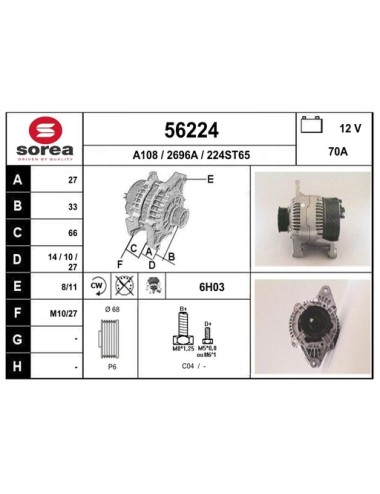 ALTERNATEUR VL  / ZX DIESEL