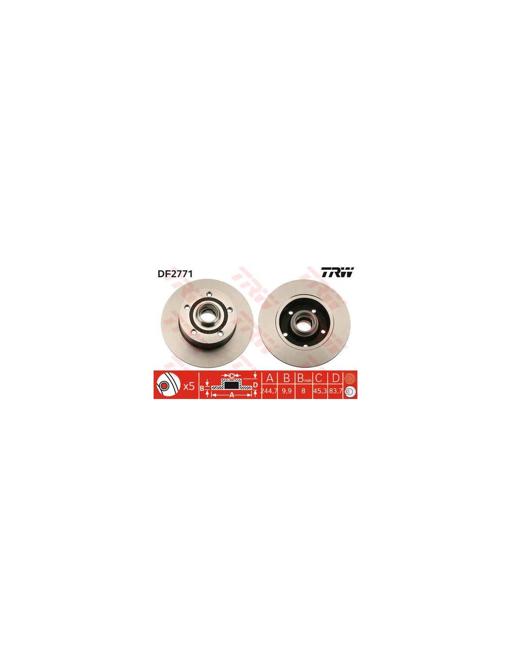 PAIRE DE DISQUES PAIRE DE DISQUES
