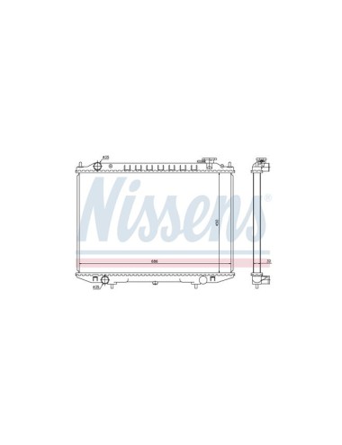 RAD.MOT NISSAN PICK UP (D22) (1997)