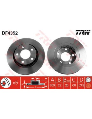 PAIRE DE DISQUES