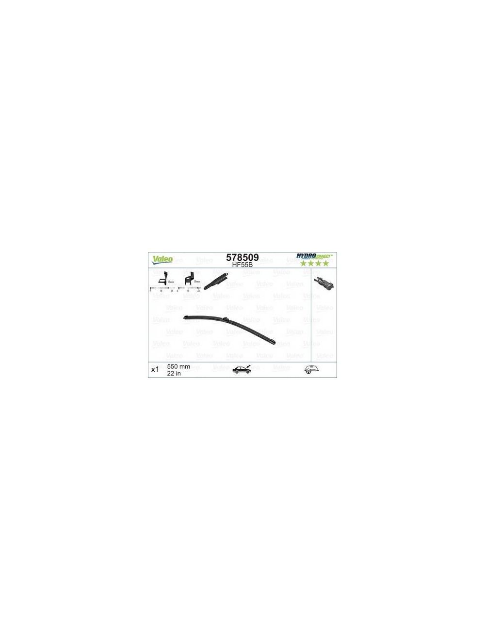 HYDROCONNECT Uniclick HF55B x1 55cm HYDROCONNECT Uniclick HF55B x1 55cm