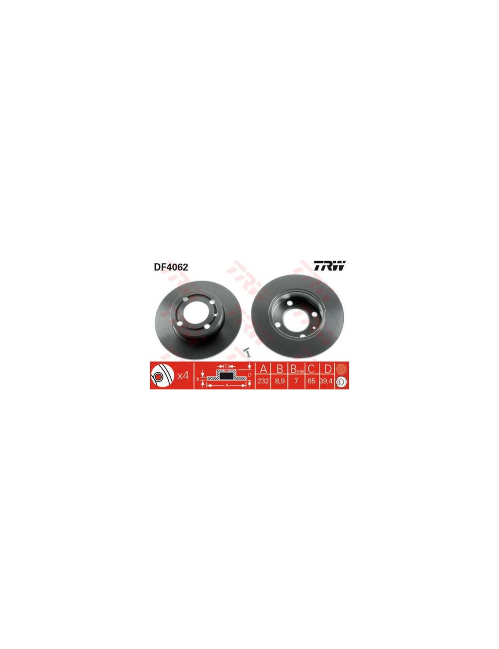 PAIRE DE DISQUES PAIRE DE DISQUES