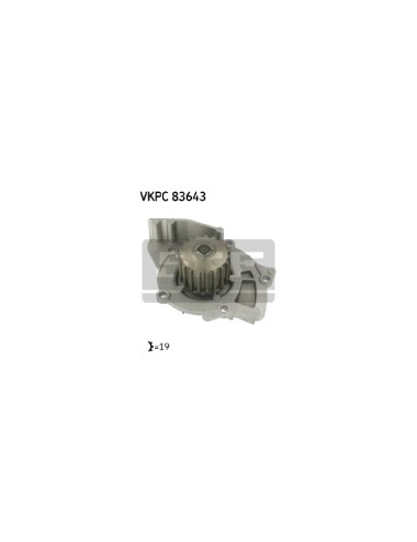 Kit Pompe à eau SKF VKPC83643