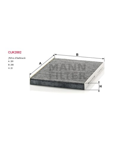 FILTRE A HABITACLE