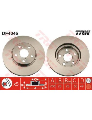 PAIRE DE DISQUES