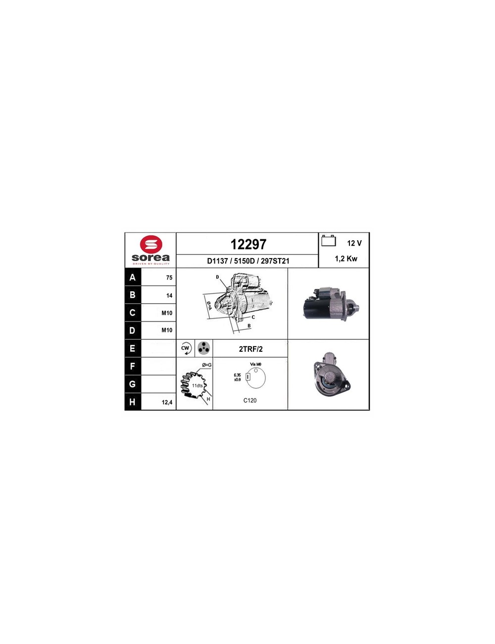 DEMARREUR VL / KIA PICANTO II 1,0 Ess DEMARREUR VL / KIA PICANTO II 1,0 Ess