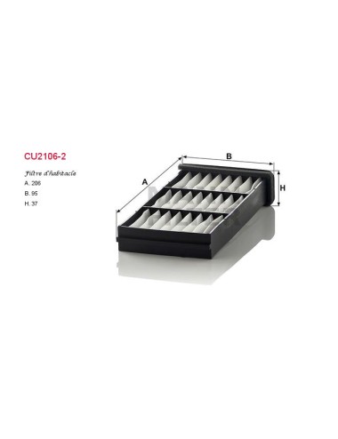 FILTRE A HABITACLE