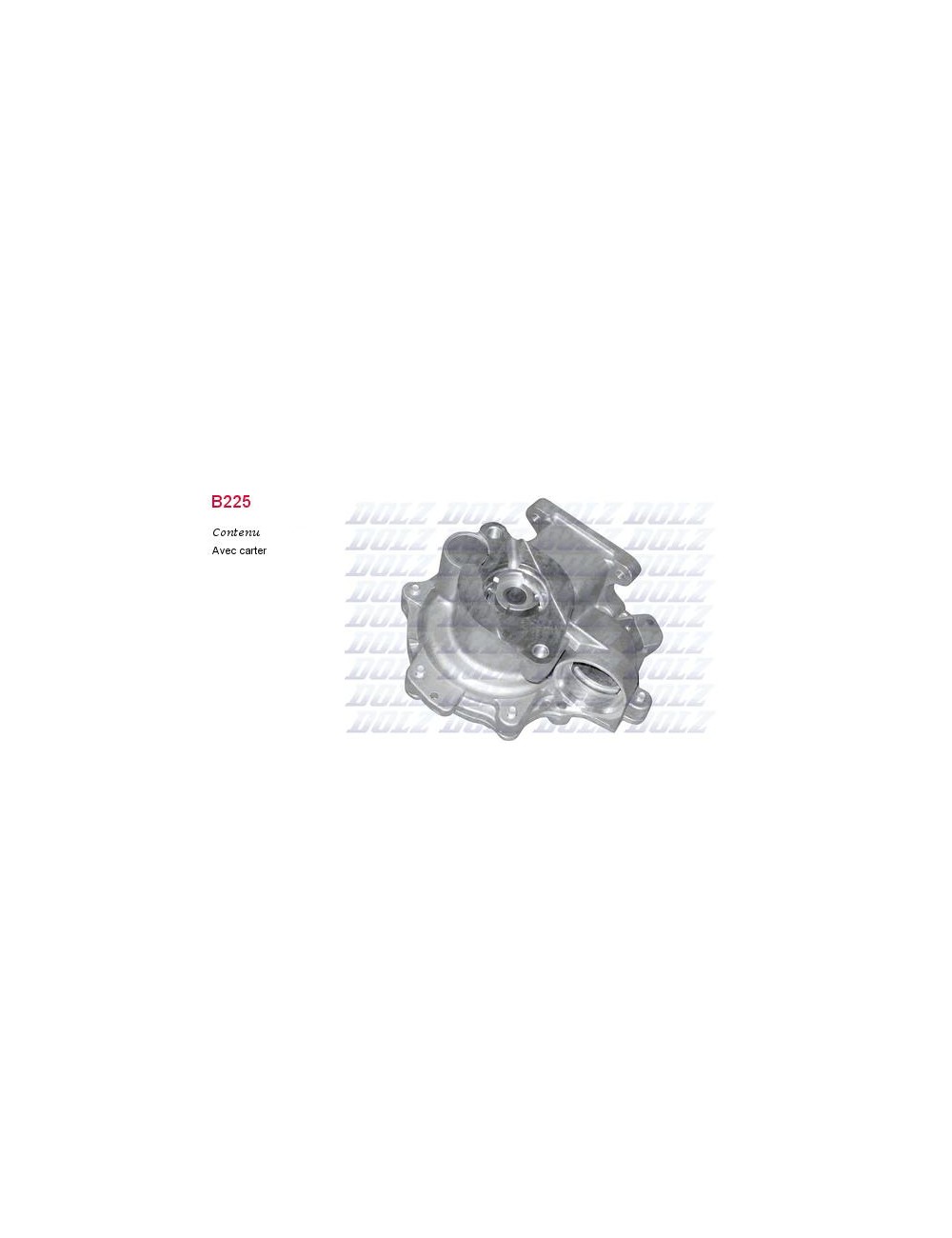 POMPE A EAU BMW SERIE1 (E87)04> POMPE A EAU BMW SERIE1 (E87)04>