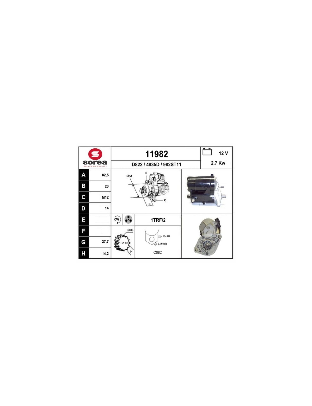 DEMARREUR VL / LAND CRUISER 3,0TD DEMARREUR VL / LAND CRUISER 3,0TD