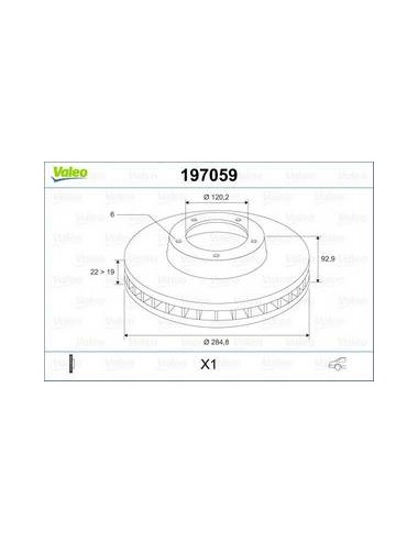 DISQ FREIN X1 VW LT III