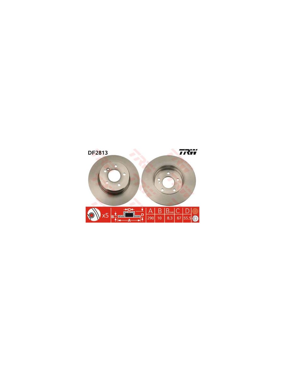PAIRE DE DISQUES PAIRE DE DISQUES