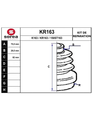 KIT REPARATION / PSA C4 / 308