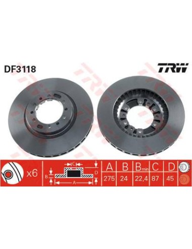 PAIRE DE DISQUES