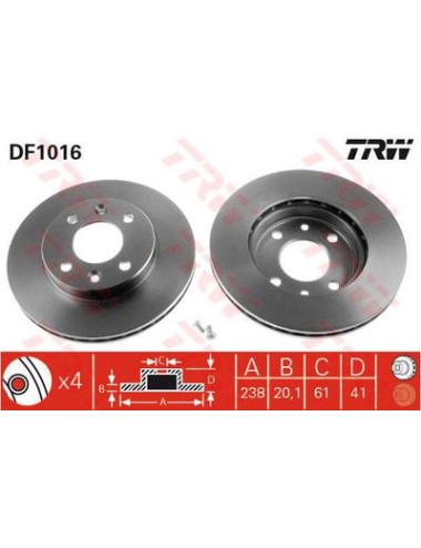PAIRE DE DISQUES