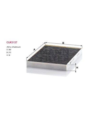 FILTRE A HABITACLE