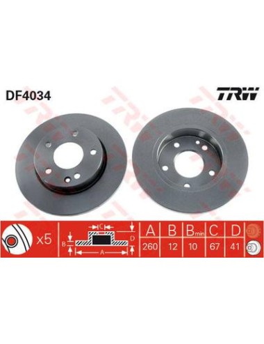 PAIRE DE DISQUES