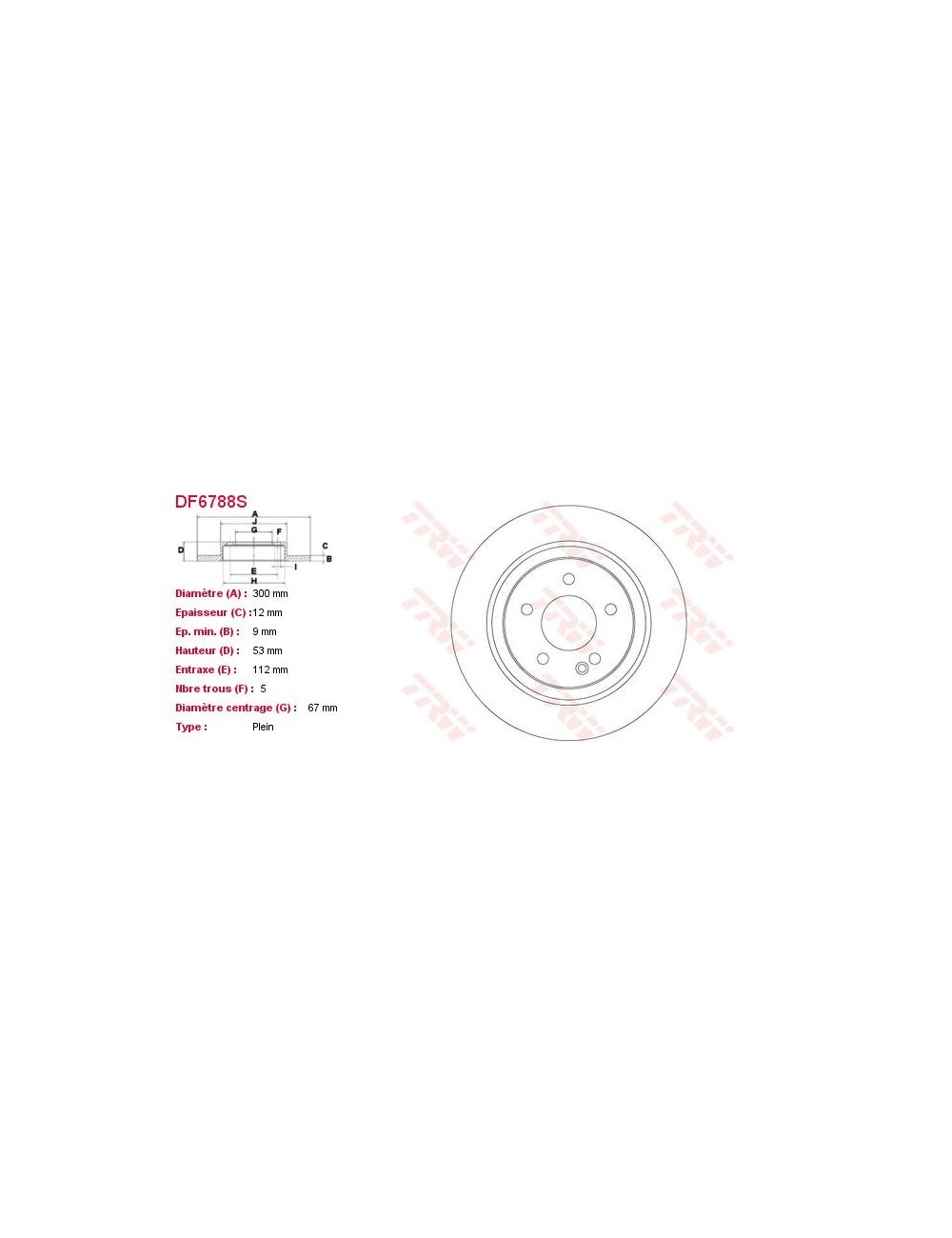 DISQUE UNITAIRE DISQUE UNITAIRE