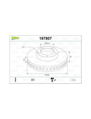 DISQ FREIN  X1 OPEL INSIGNA FR