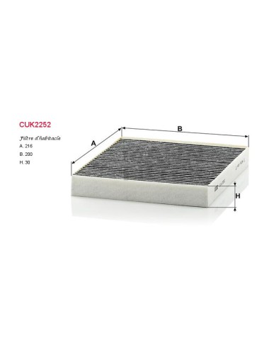 FILTRE A HABITACLE