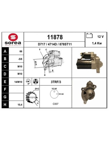 DEMARREUR VL / XSARA 2.0HDI