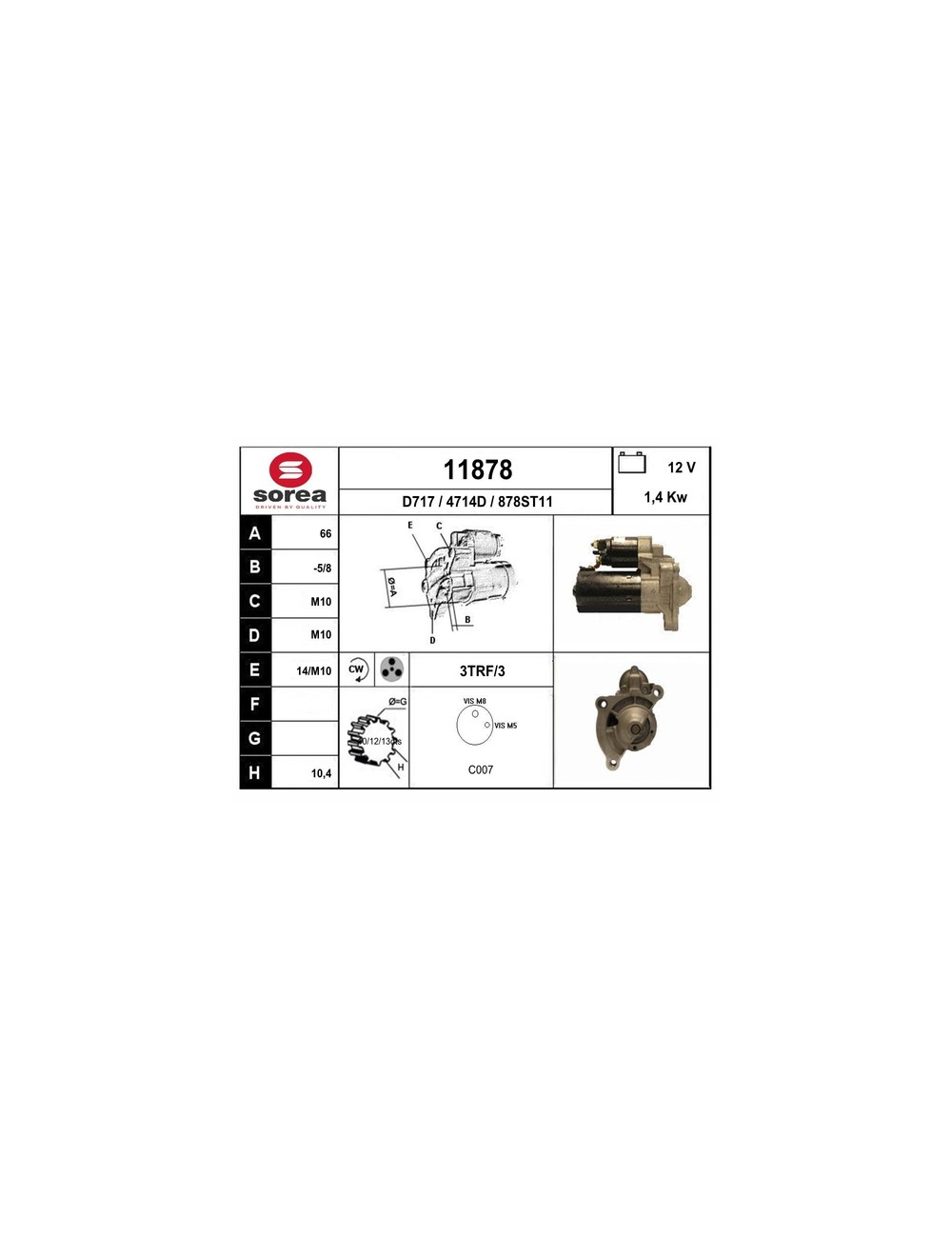 DEMARREUR VL / XSARA 2.0HDI DEMARREUR VL / XSARA 2.0HDI