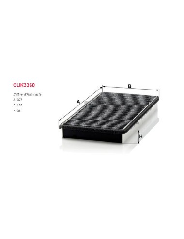 FILTRE A HABITACLE