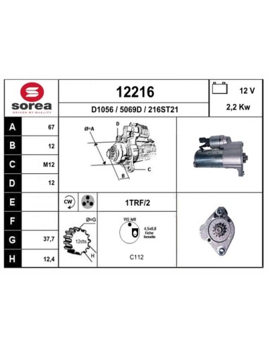DEMARREUR VL / VW Amarok 2,0 Tdi