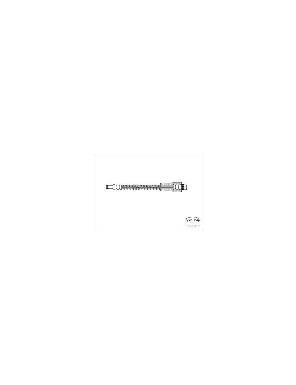 Flexible de frein PEUGEOT 206 FRONT Flexible de frein PEUGEOT 206 FRONT