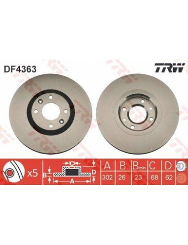 PAIRE DE DISQUES