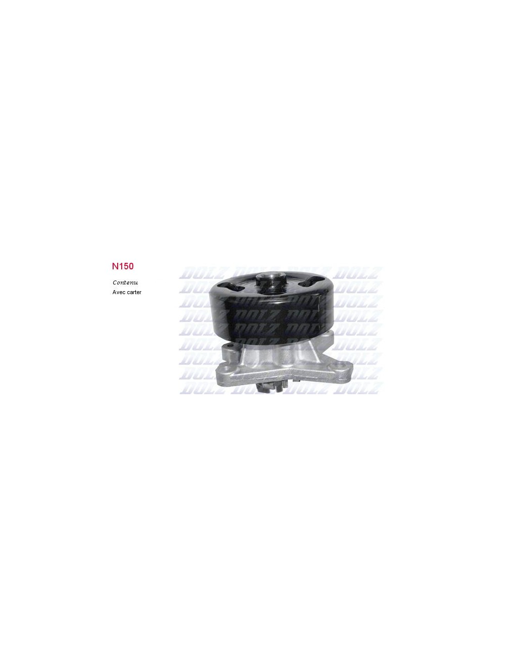 POMPE A EAU NISSAN QASHQAI 2.0 POMPE A EAU NISSAN QASHQAI 2.0