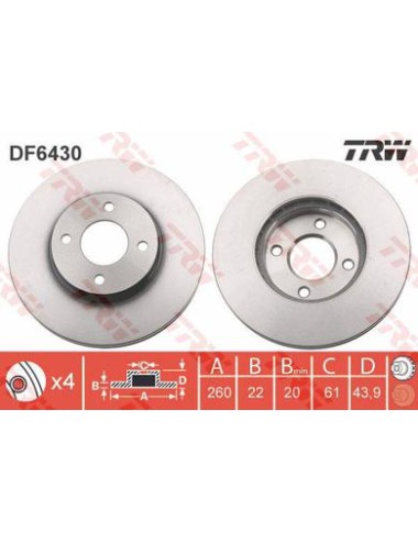 PAIRE DE DISQUES