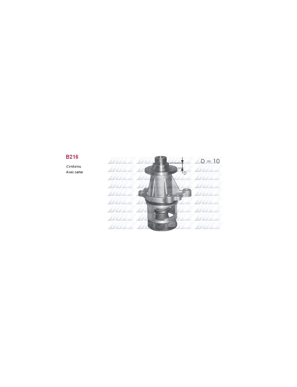 POMPE A EAU BMW 316325 E30 1.8 POMPE A EAU BMW 316325 E30 1.8