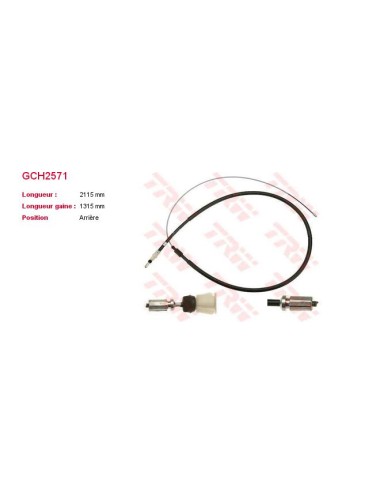 CABLE DE FREIN
