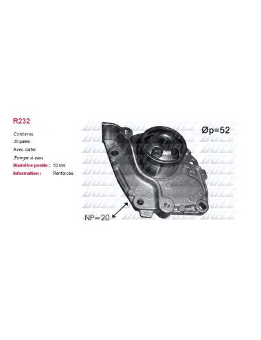POMPE A EAU REN.MEGANE III 1.9d