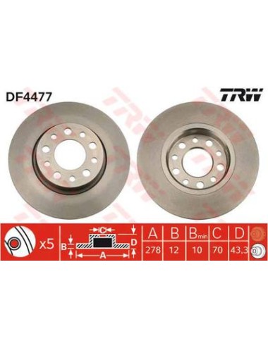 PAIRE DE DISQUES