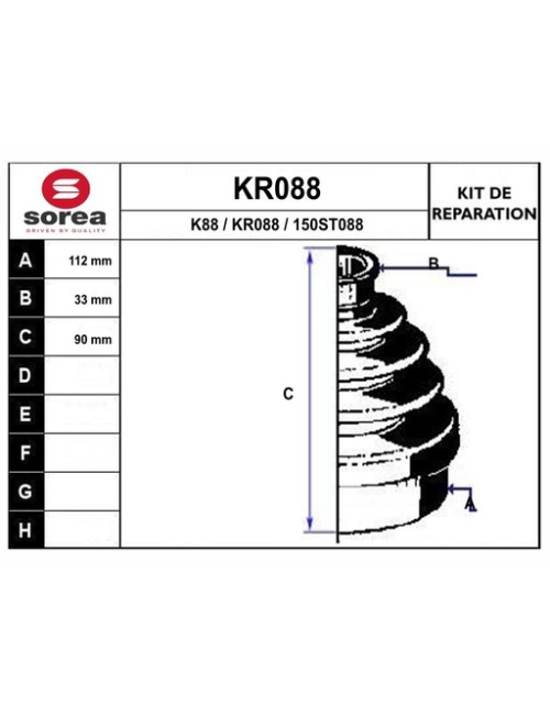 KIT REPARATION / JUMPER 1800